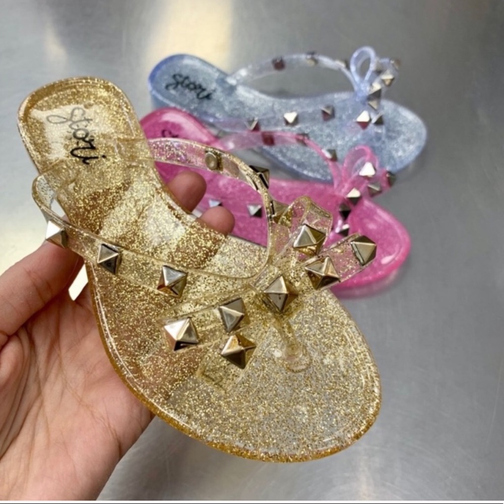 Kids glitter sandles